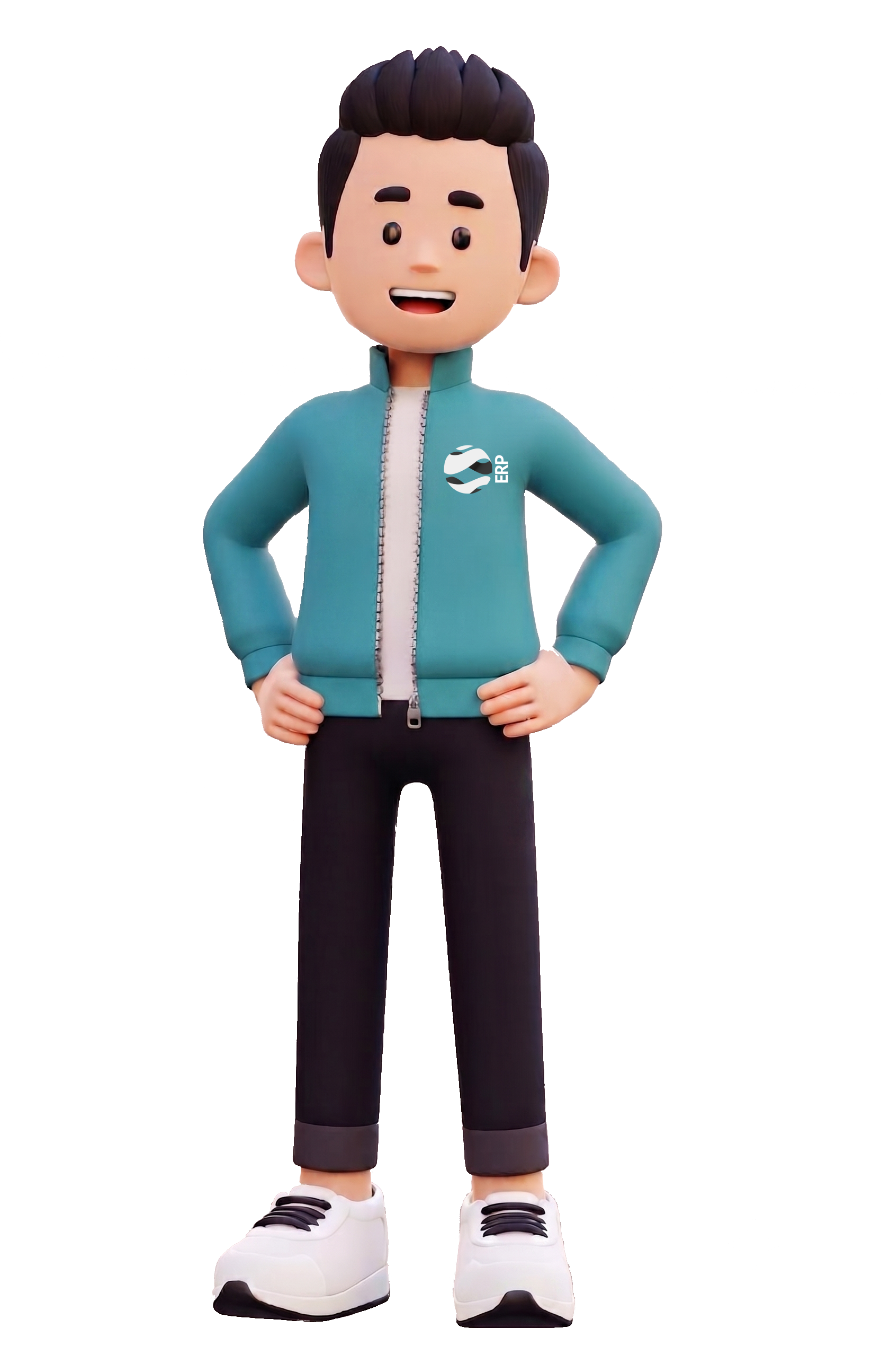 Personaje que representa seguridad comercial